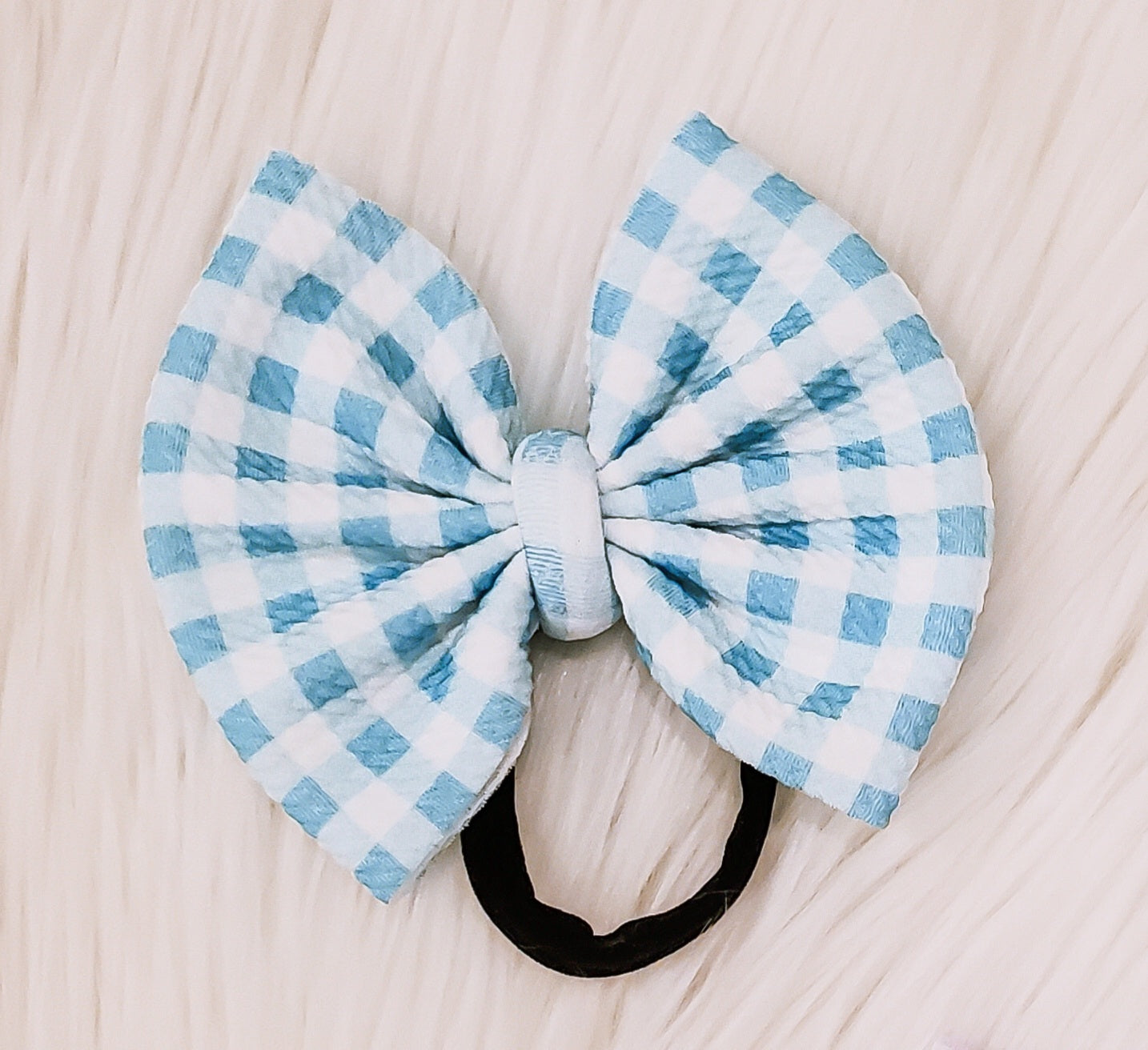 Aqua Gingham